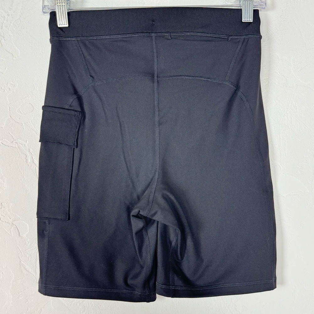 FLX Women's Black Bike Shorts - Picture 2 of 5
